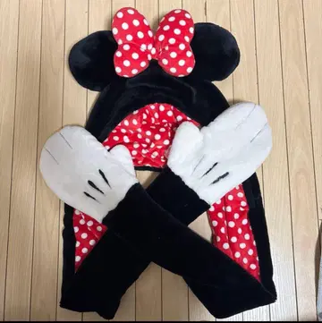 미니 마우스 머플러 캡 미니