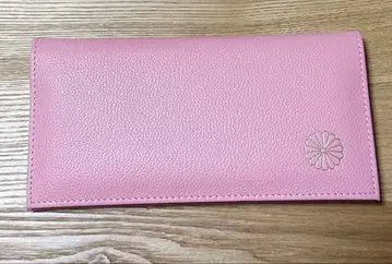 황궁 소가죽 장지갑 핑크