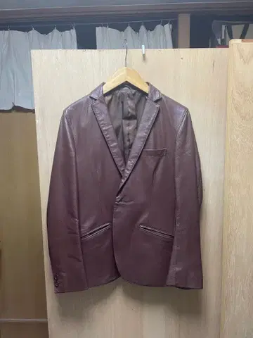 브라운 가죽 자켓 M 사이즈