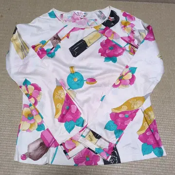 LEONARD 꽃무늬 프린트 긴팔 상의 40 레오나르