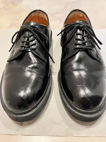 MANEBU 히힌 가죽 신발 플레인토 사이즈 42