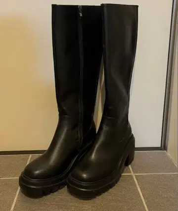 블랙 롱 부츠 ABC마트
