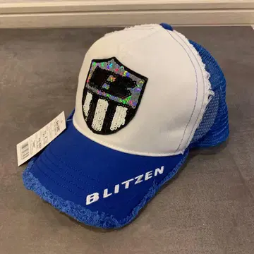 BAWO 바우오 BLITZEN SPANGLES CAP 블루 x 화이트
