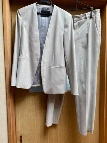 라이트 그레이 팬츠 셋업 사이즈 40