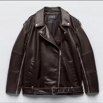 ZARA 다크 브라운 라이더 자켓