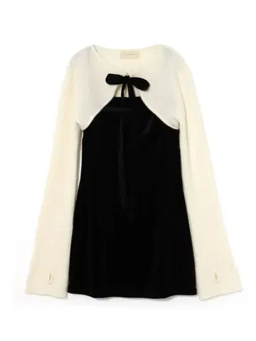 ANDMARY Anita ribbon mini dress