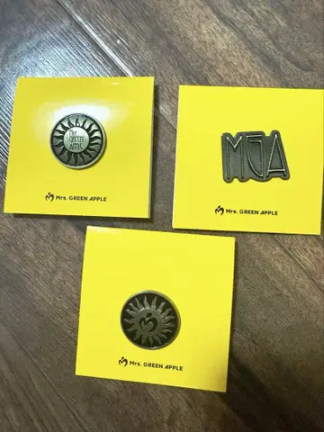 미세스 GREEN APPLE 바벨탑 핀즈 3개 미세스 MGA