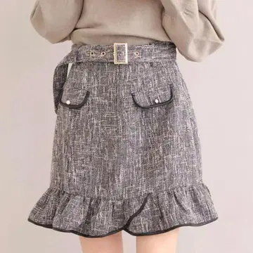 티티앤코 헴프릴 트위드 스커트