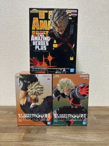 [미개봉] 나의 히어로 아카데미아 바쿠고 카츠키 피규어 묶음 판매