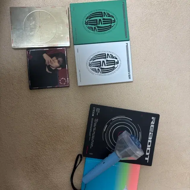 급처)) 에이티즈 피버 앨범 + 트레저 리부트 앨범, 응원봉 판매