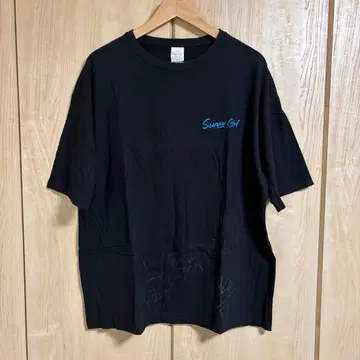 Sunny Girl T셔츠 블랙 L 사이즈 사인 포함