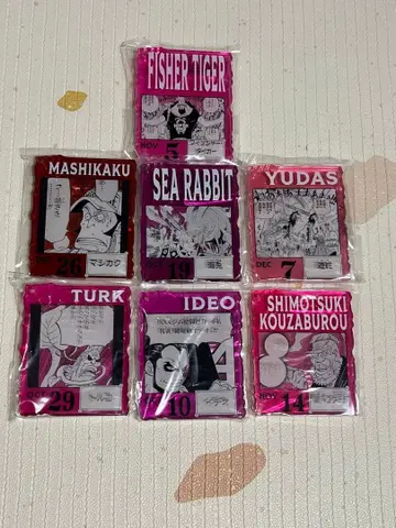 원피스 베이스샵 제일복권 아크릴 블록 참