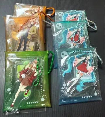 스시로 x 프로세카 콜라보 한정판 멀티 파우치 6종 세트