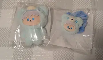 주술회전 고죠 하구하구미! 봉제 인형 세가 럭키 쿠지 2종 세트