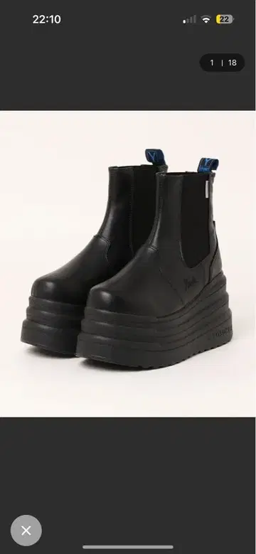 [ YOSUKE ] 요스케 통굽 스니커즈 통굽 부츠