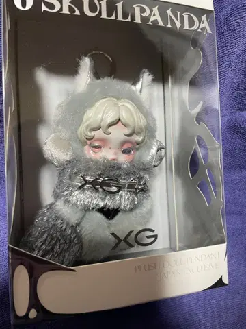 XG 스컬팬더 SKULLPANDA XG 봉제 인형 펜던트 일본 한정판