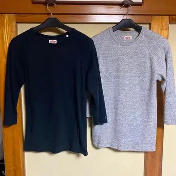 할리우드 런치마켓 스트레치 플라이 티셔츠 2색 세트 사이즈 4