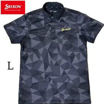 SRIXON 스릭슨 by DESCENTE 반팔 피케 셔츠 블랙 계열 L