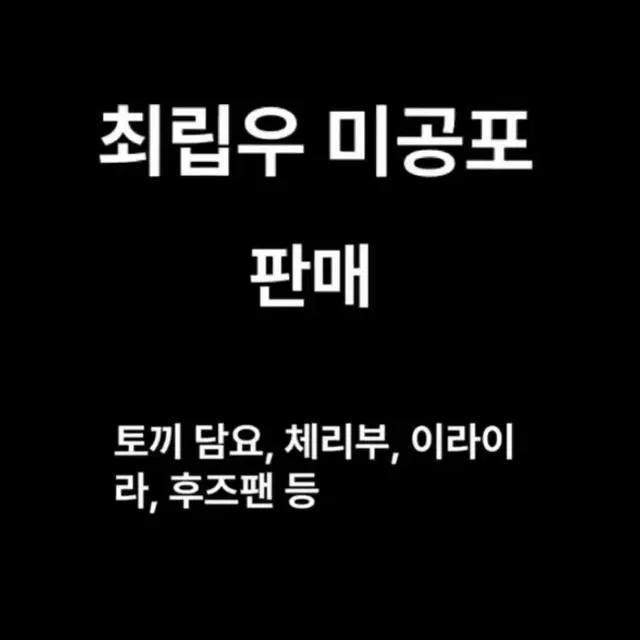 최립우 미공포 미개봉 앨범 포토북 포카 보플2 디마뮤 후즈팬 분철 앺뮤