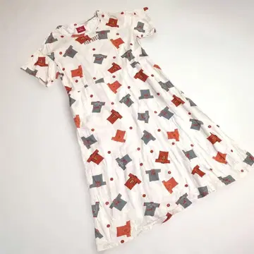 PINK HOUSE 핑크하우스 T셔츠 패턴 반팔 원피스