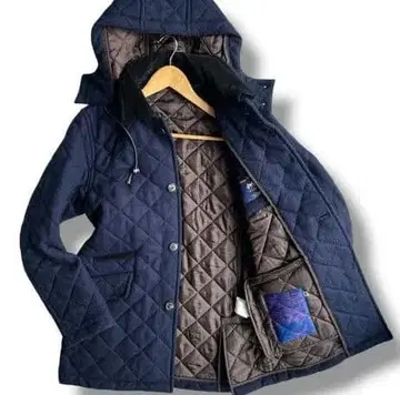 [ 컨디션 최상 ] 영국제 Orobianco x MOON 울 코트 네이비