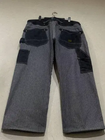 반손 VANSON 신치 벨트 히코리 페인터 데님 팬츠