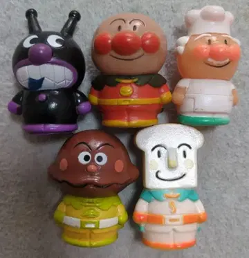 호빵맨 레트로 손가락 인형 소프트 비닐 잼 아저씨 마스코트