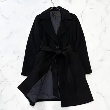 새상품급 UNTITLED 언타이틀 롱 코트 벨트 코트 XL