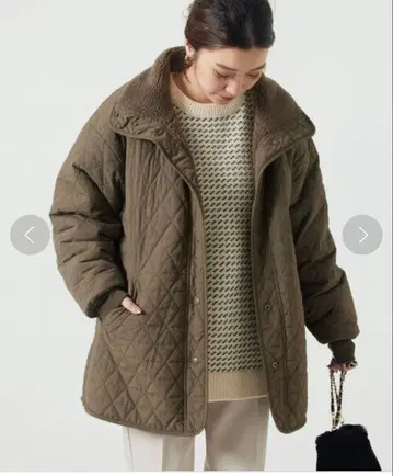 FREAK'S STORE 리버서블 보아 하프 코트 2WAY