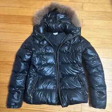 블랙 다운 자켓 사이즈 2