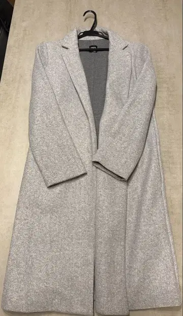 자라 그레이 롱 코트