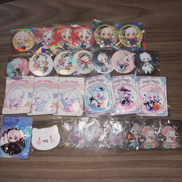 마후마후 캔뱃지 키링