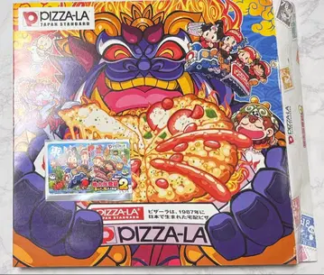 모모타로 전설 2 PIZZA-LA 콜라보 IC 스티커 슬리브