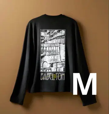 미세스 바벨탑 블랙 롱T MrsGreenApple M