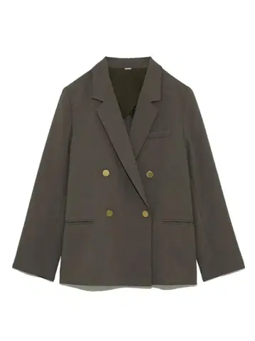 금장 버튼 더블 블레이저 Mila Owen 브라운