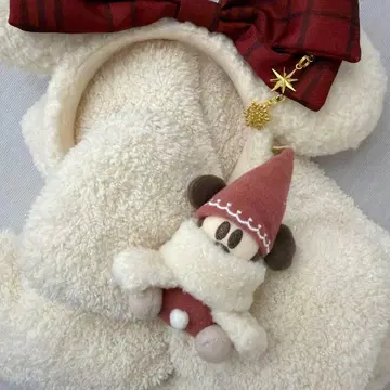 디즈니 크리스마스 머리띠 머플러