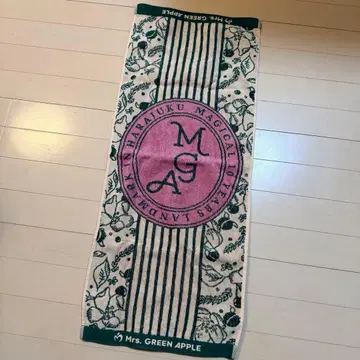 미세스 그린애플 자카드 타월 랜드마크 하라주쿠