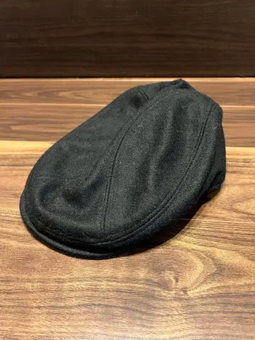 블랙 울 헌팅 모자 L 사이즈