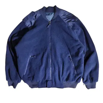 이탈리아군 국가헌병대 플리스 소재 집업 블루종 네이비 85037