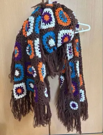 대형 스톨 머플러 그래니 스퀘어