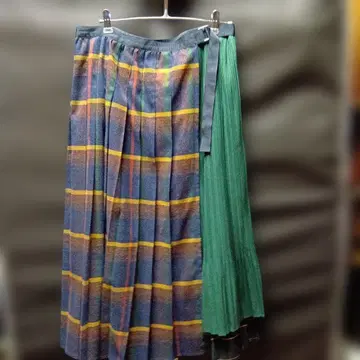 아즈노즈오라카 말아 입는 스커트