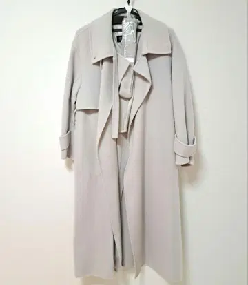 FRAY I.D 롱 코트 라이트 그레이