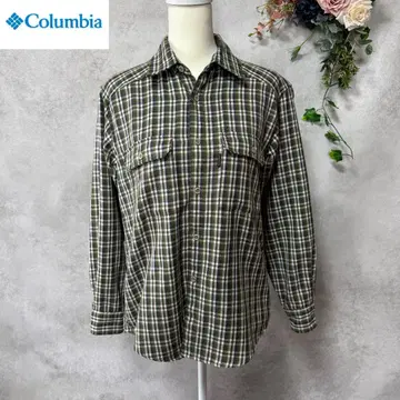 몽벨 긴팔 체크 셔츠 플란넬 셔츠 S