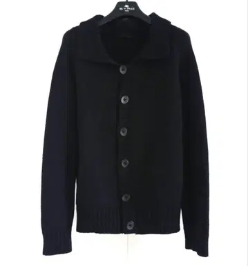 남성용 엘르만노 쉘비노 블랙 니트 가디건 52