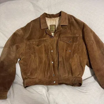 구제 의류 브라운 스웨이드 자켓 브라운 자켓