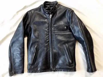 [미국제] schott 라이더 자켓 641 천연 가죽 블랙 USA제