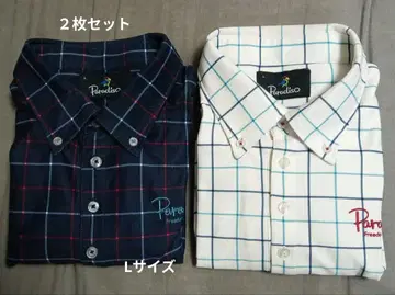 PARADISO 골프 긴팔 셔츠 2장 세트 L 사이즈 중고 셔츠