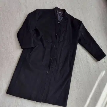 낫 컨벤셔널 롱 코트 블랙