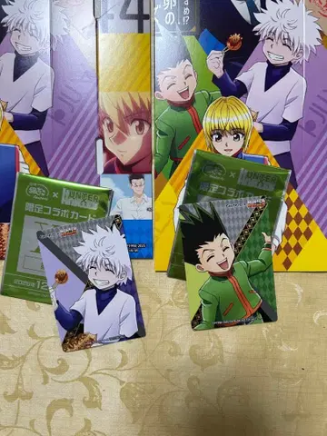 Hunter x Hunter 헌터헌터 긴타코 키루아 곤 카드 2장