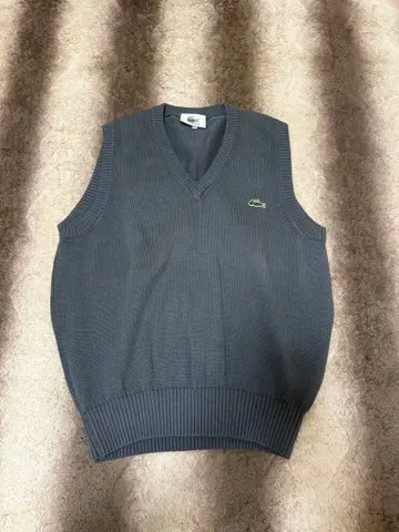 [ 새상품급 ] 라코스테 니트 베스트 그레이